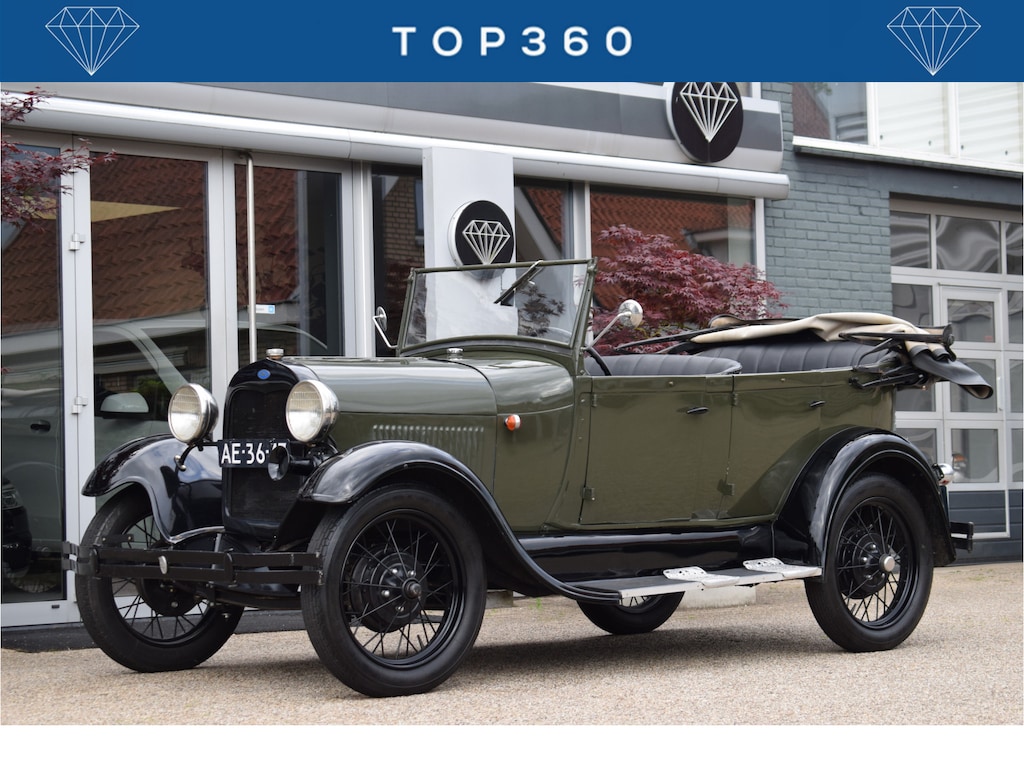 Ford Model A Pheaton 1929 A-Ford 4-deurs cabriolet!