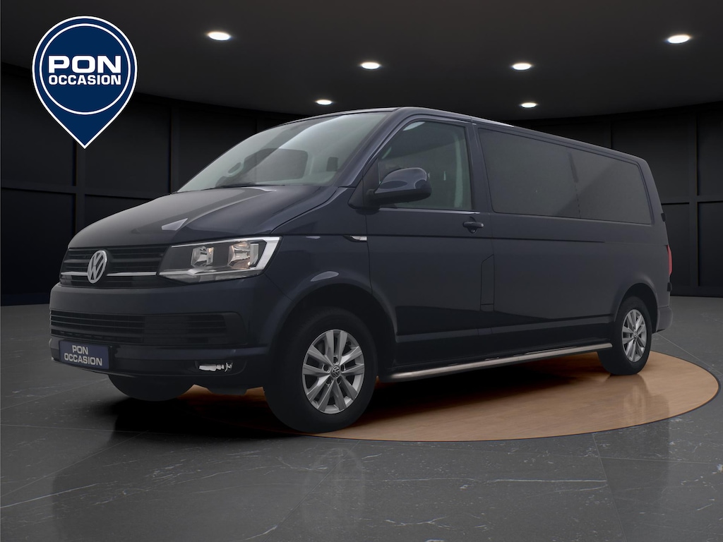 Volkswagen Transporter Bedrijfswagens 2.0 TDI 140 PK DSG L2H1 DC Highline | Airco | Navigatie | Cruisecontrol | 16" LMV | Sidebars | Trekhaak