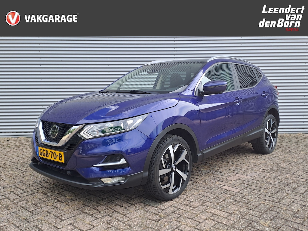 Nissan Qashqai 1.3 DIG-T Design Edition | Automaat | Trekhaak | Pano Dak | Navi | Cruise | Camera | Apple Carplay/Android Auto | Stoel verrw.