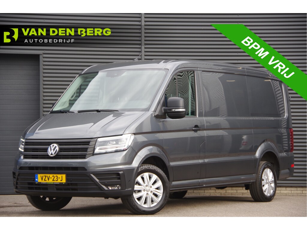 Volkswagen Crafter 35 2.0 TDI L3H2(L2H1) 3-ZITS, 165PK AUT. LED, 3.5T TREKHAAK, ADAPT. CRUISE, CAMERA, NAVI, AIRCO, VOORRUIT VERWARMING, NL AUTO, NAP