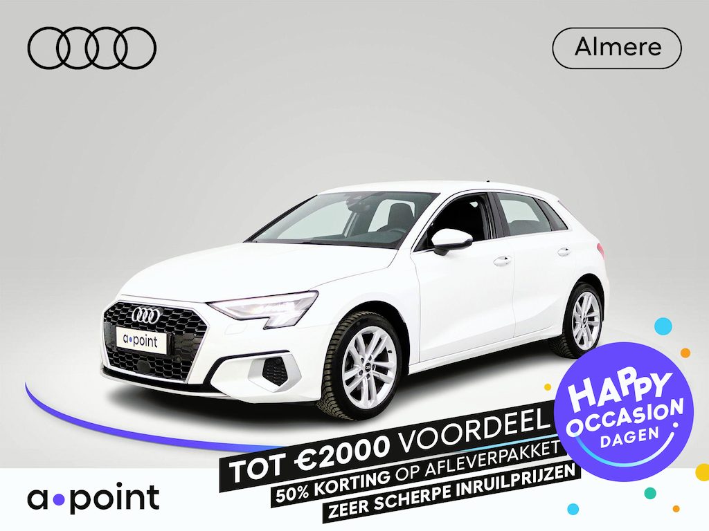Audi A3 Sportback 30 TFSI Advanced edition 110PK S-tronic | Private lease vanaf €513,-| Clima | Achteruitrijcamera | Sportstoelen |