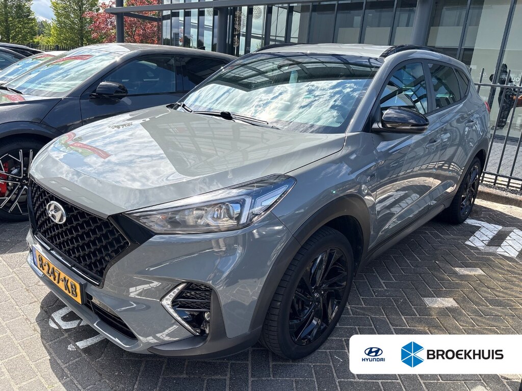 Hyundai Tucson 1.6 T-GDI 177pk N-Line Automaat | Camera | Leder | Trekhaak | Stoelverwarming | Dodehoek detectie | Parkeersensoren voor en achter | Navigatie | 19'' velgen