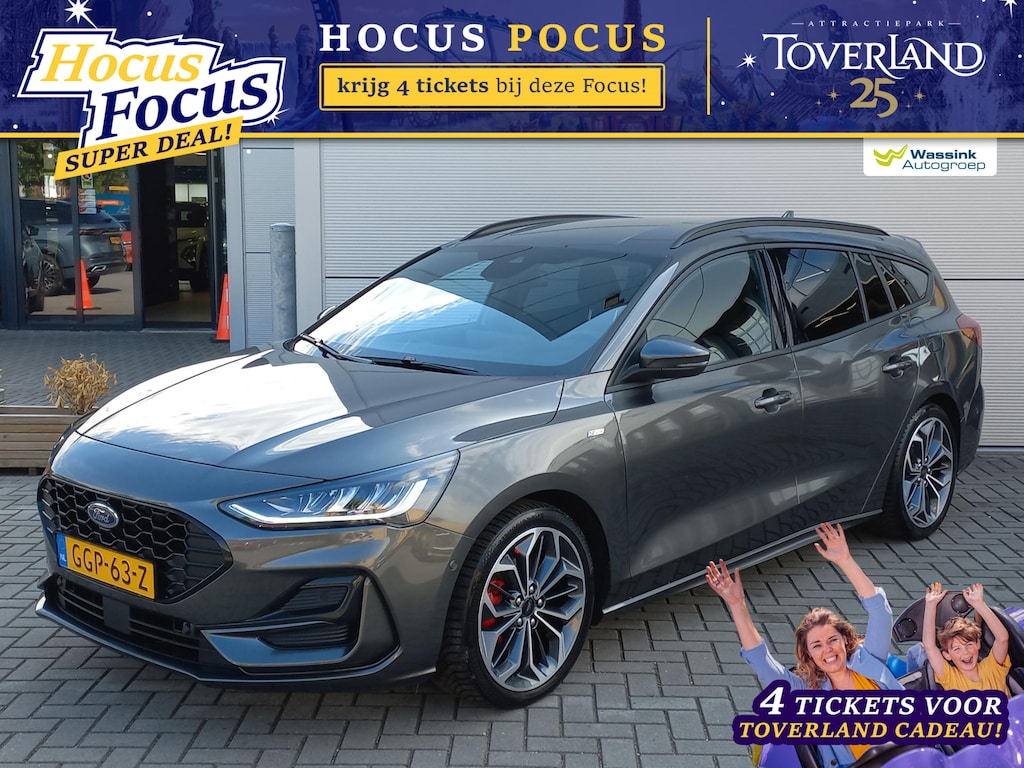 Ford Focus Wagon 1.0T 155pk Hybrid ST Line X Automaat | Trekhaak (1500kg) | Climate control | Navigatie | Winterpack | Parkingpack | 18" Lm velgen