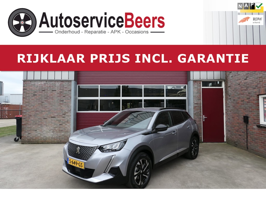 Peugeot e-2008 EV Allure Pack 50 kWh, 360 camera, Carplay, 3 Fase, Navi, Cruise, Lane Assist, Rijklaarprijs incl. garantie.