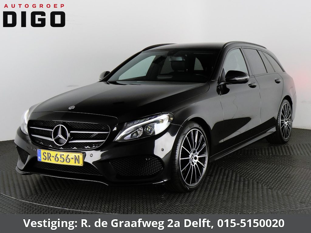 Mercedes-Benz C-klasse Estate 180 Sport Edition *Garantie tot 05-2028! | Burmester Audio | Navigatie | Half Leder |