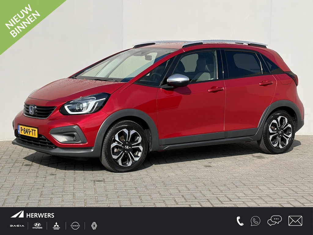 Honda Jazz 1.5 e:HEV Crosstar / Afneembare trekhaak voor fietsendrager / Apple Carplay/Android Auto / Adaptieve cruise control / Achteruitrijcamera / Navigatie