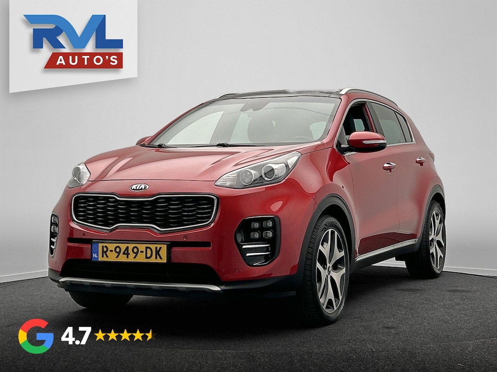 Kia Sportage 1.6 T-GDI GT-Line PlusLine| Dealer Onderhouden | Stoel/Stuur verwarming | Leder | Carplay | Camera | Panoramadak |