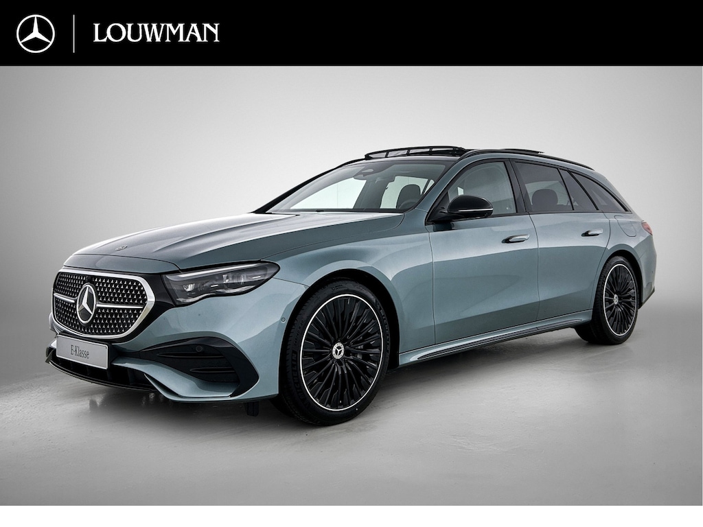 Mercedes-Benz E-klasse Estate 300 e Business Solution AMG | Winterpakket | Nightpakket | Comfortpakket Plus | Trekhaak | Panoramaschuifdak | 360° camera | 20-inch multispaak AMG velgen |