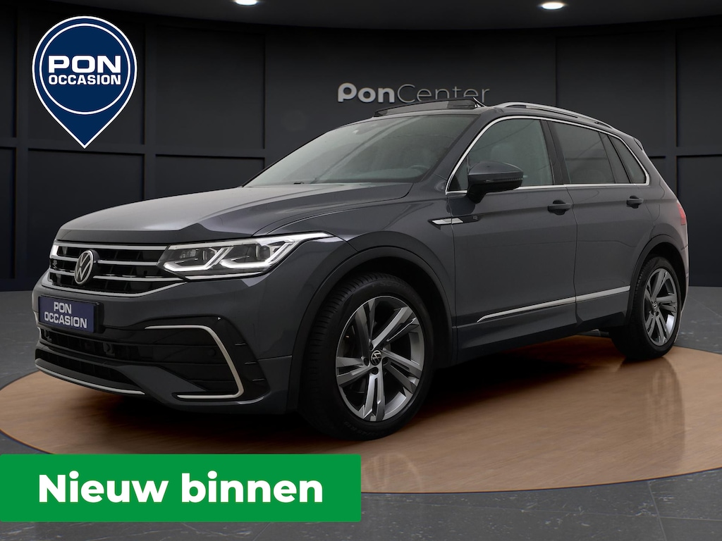 Volkswagen Tiguan 1.5 TSI R-Line | Pano Dak | Trekhaak | ACC | Elek. Achterklep | Matrix LED | Carplay | Spiegelpakket | 19'' |