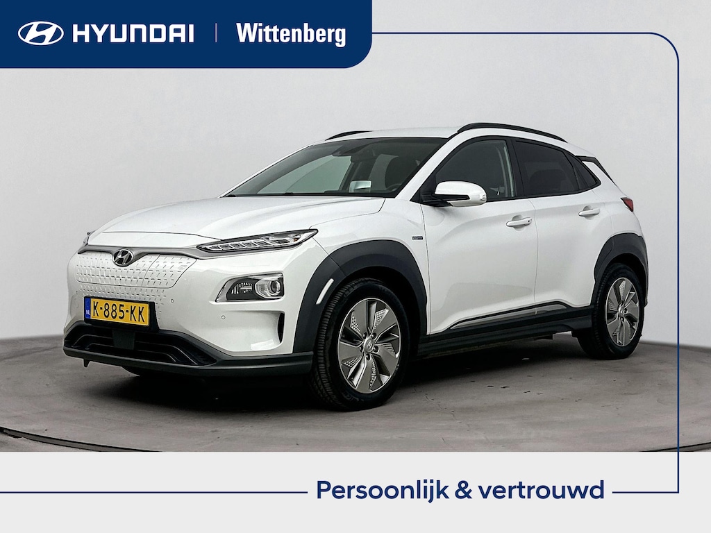 Hyundai Kona Electric EV Limited 64 kWh | Electrische verstelbare stoel | Leder | Stoelverwarming & Verkoeling | Premium Audio | Warmtepomp | Head up |