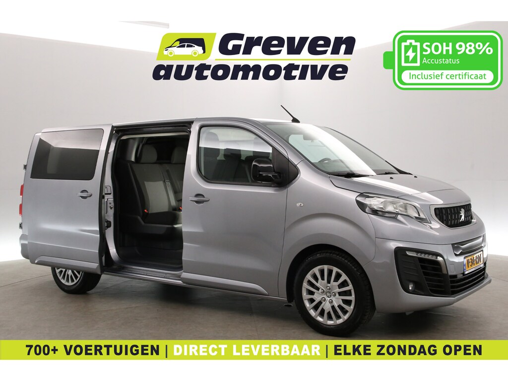 Peugeot e-Expert Long Premium 75 kWh L3H1 | Snelladen | SOH 98% | DC | 6 Zits | Airco | Camera | Cruise | Carplay | 3 Zits | 2xSchuifdeur