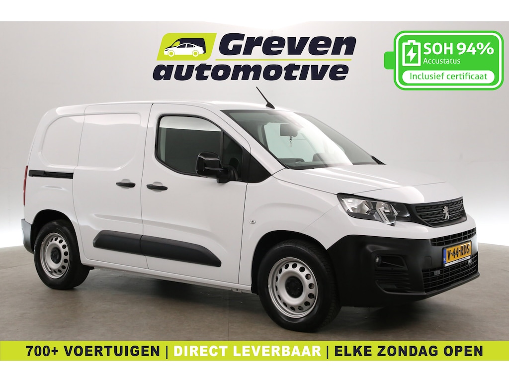 Peugeot Partner Elektrisch 136pk 50 kWh | Snelladen | SOH 94% | Airco | Camera | Parkeersensoren