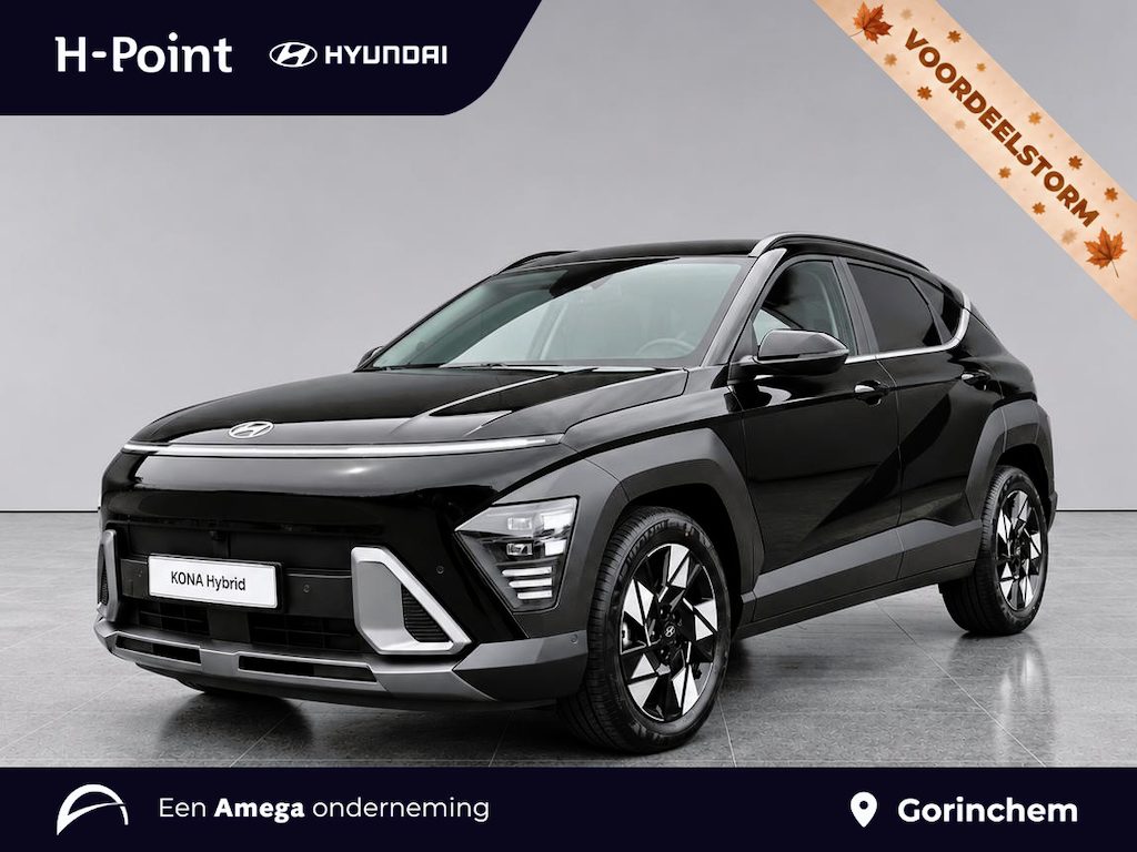 Hyundai Kona 1.6 GDI HEV Premium | LEDER | ADAPTIVE CRUISE | 360° CAMERA | ELEKTR. ACHTERKLEP | BLIND SPOT CAMERA |