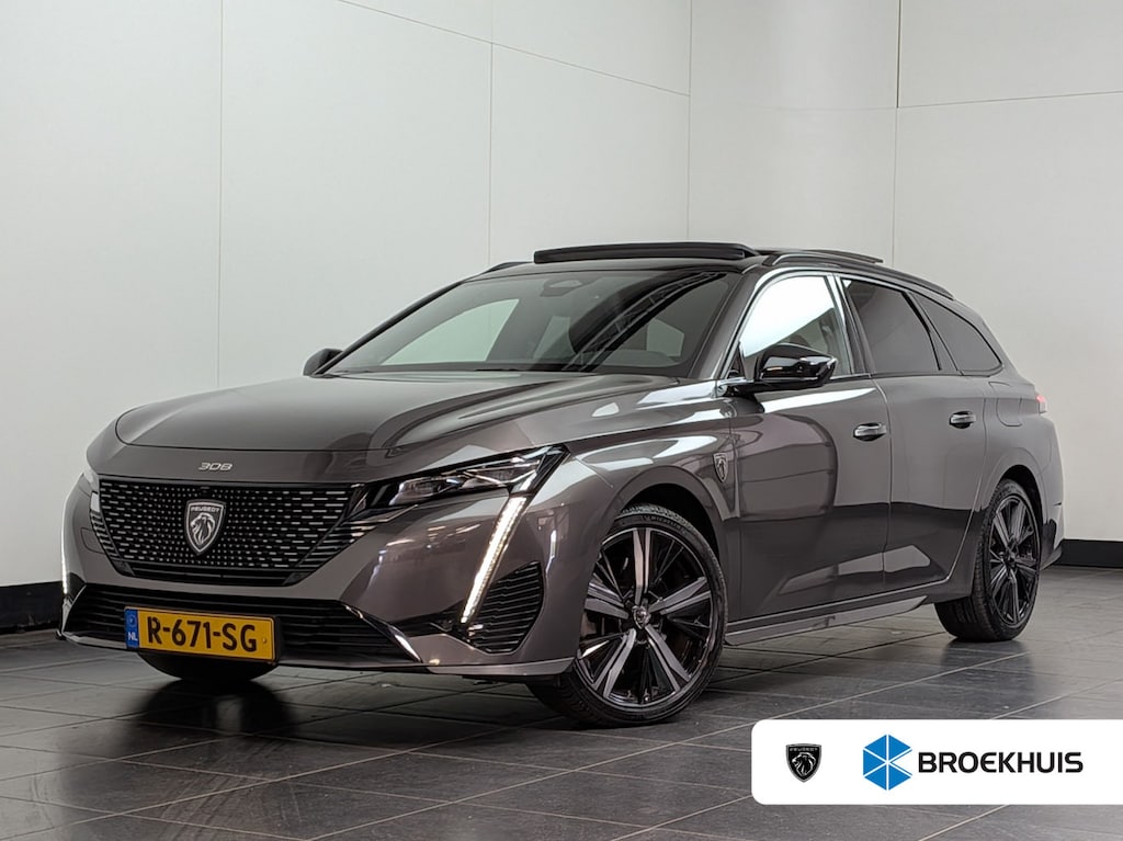 Peugeot 308 SW 1.6 HYbrid 180 GT Pack Business Lederen Bekleding | Focal Hi-Fi | Glazen Schuif-/Kantel Dak | 360-Camera