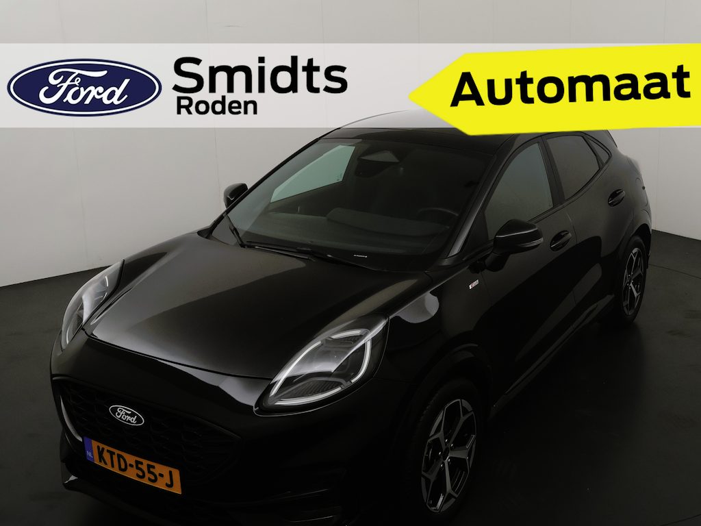Ford Puma EcoBoost Hybrid 155 pk ST-Line X | Pano | Winter Pack | El. a. klep | B&O | Half leer | Camera | 4 seiz. banden