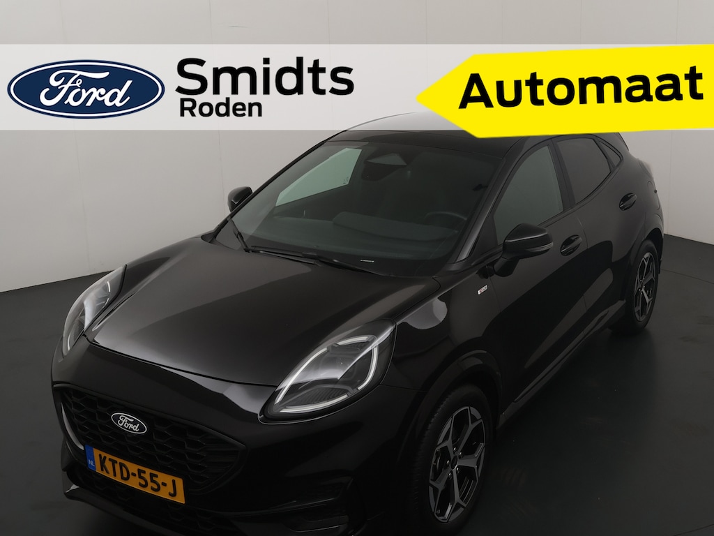Ford Puma EcoBoost Hybrid 155 pk ST-Line X | Pano | Winter Pack | El. a. klep | B&O | Half leer | Camera | 4 seiz. banden