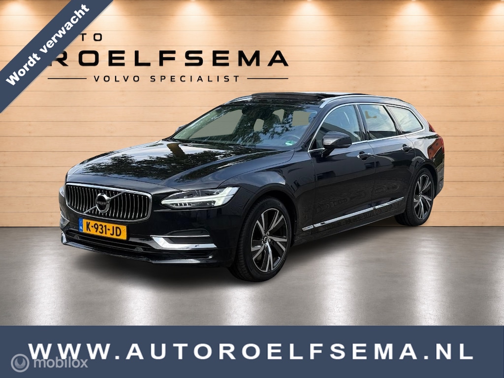 Volvo V90 2.0 T4 Inscription | Massage | Panoramadak | BLISS | Adaptive Cruise | Camera | Head Up | Trekhaak | Keyless | Harman Kardon | Geventileerde Stoelen