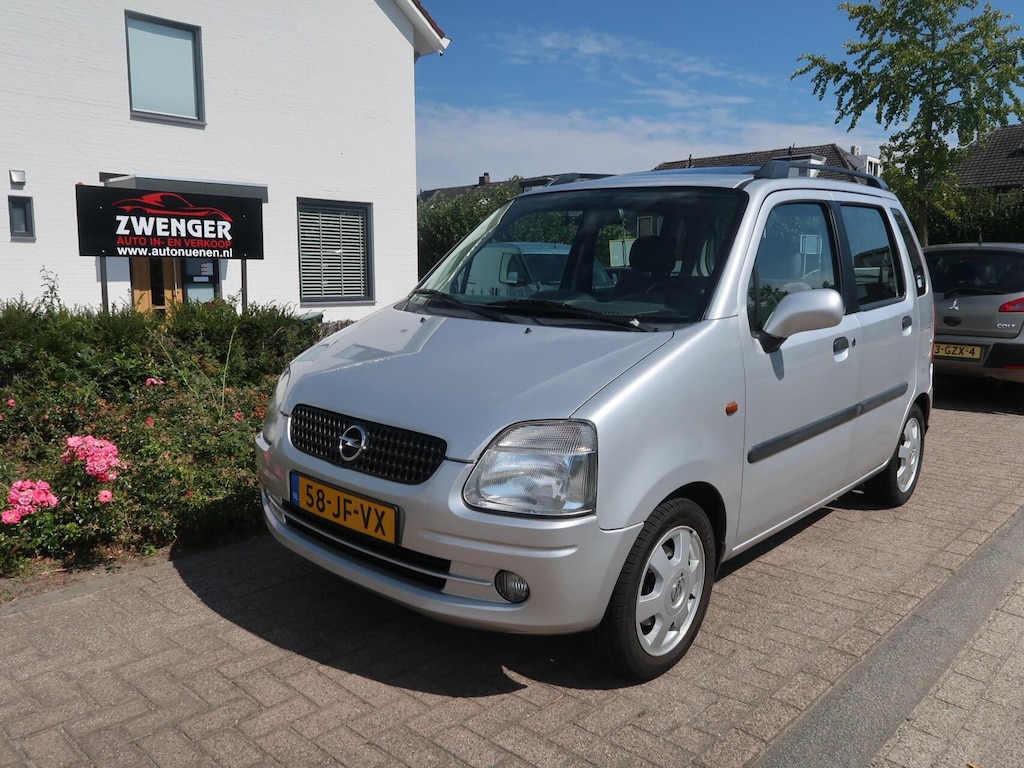 Opel Agila 1.2-16V SCHUIFDAK|TREKHAAK|BLUETOOTH|STUURBEKRACHTIGING|GOED ONDERHOUDEN