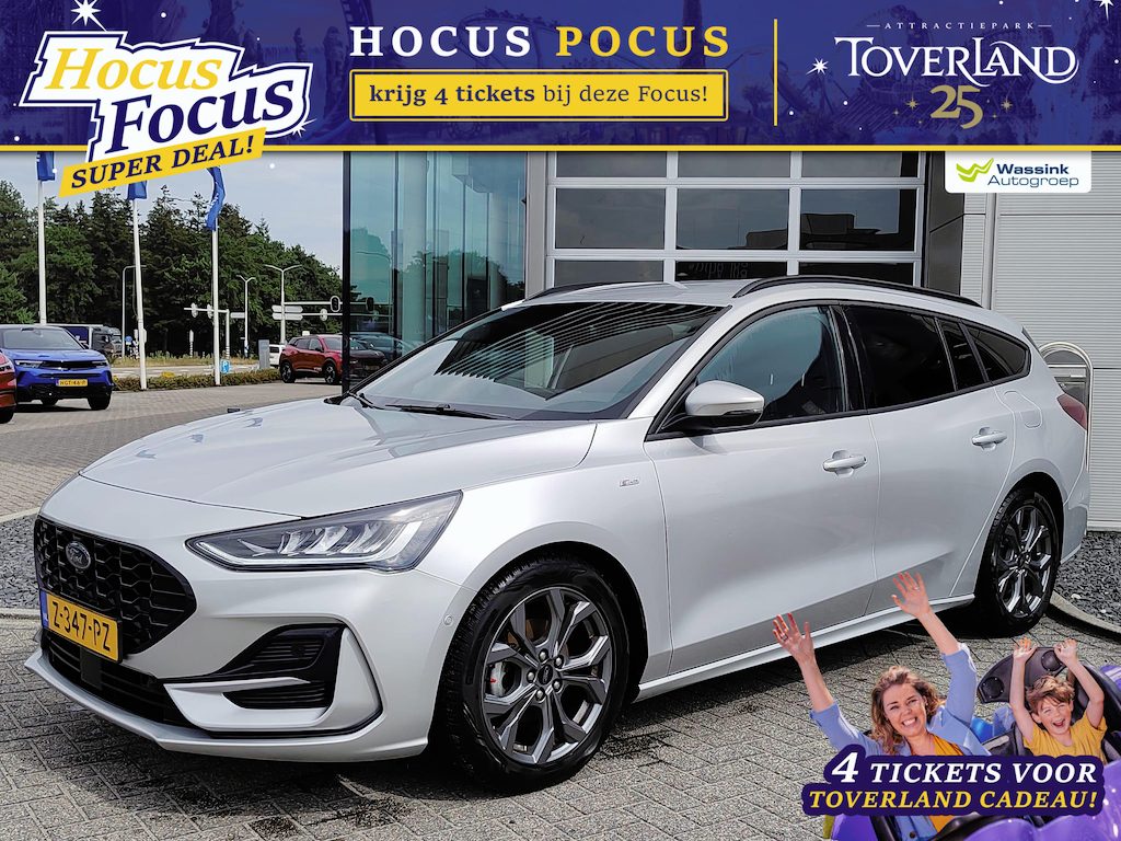 Ford Focus Wagon 1.0 EcoBoost Hybrid ST Line Adaptive cruise control | Voorruitverwarming | Stoel en stuur verwarming | Navigatie | Carplay |
