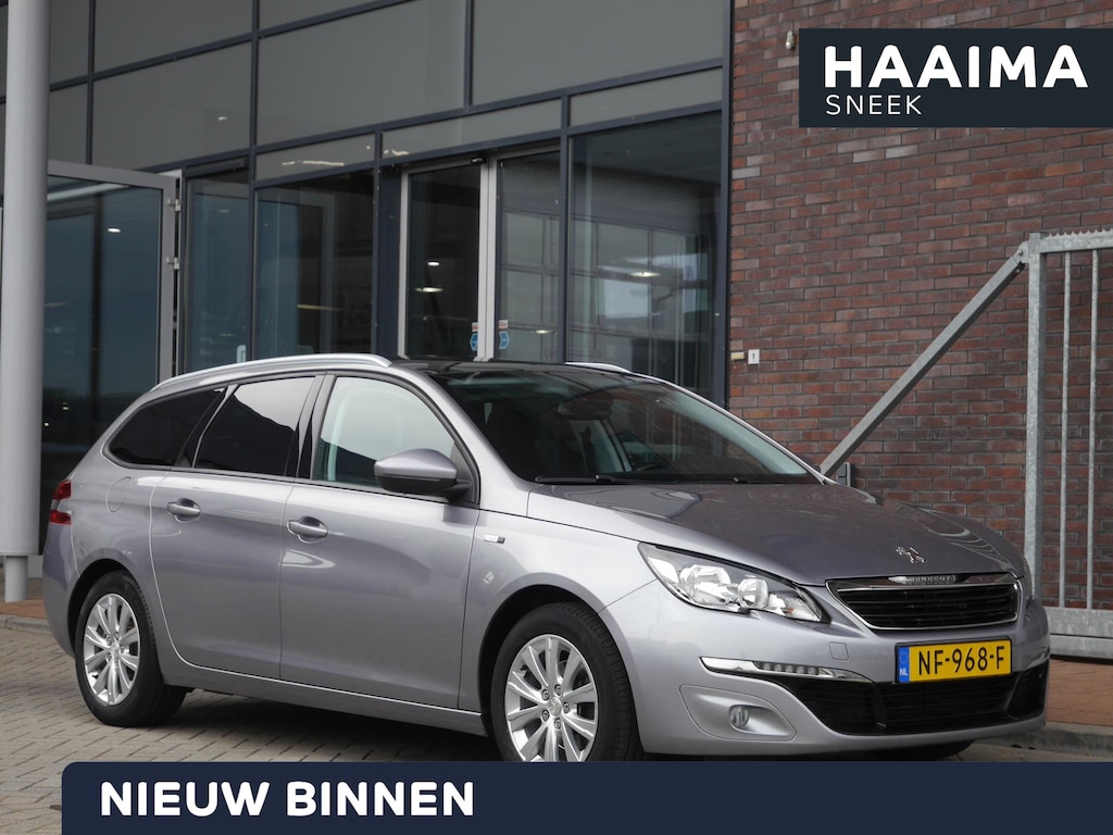 Peugeot 308 SW 1.2 PureTech Style | 130 PK | Panoramadak | Climate control | Parkeersensoren | Lichtmetalen velgen | Getint glas | Cruise control