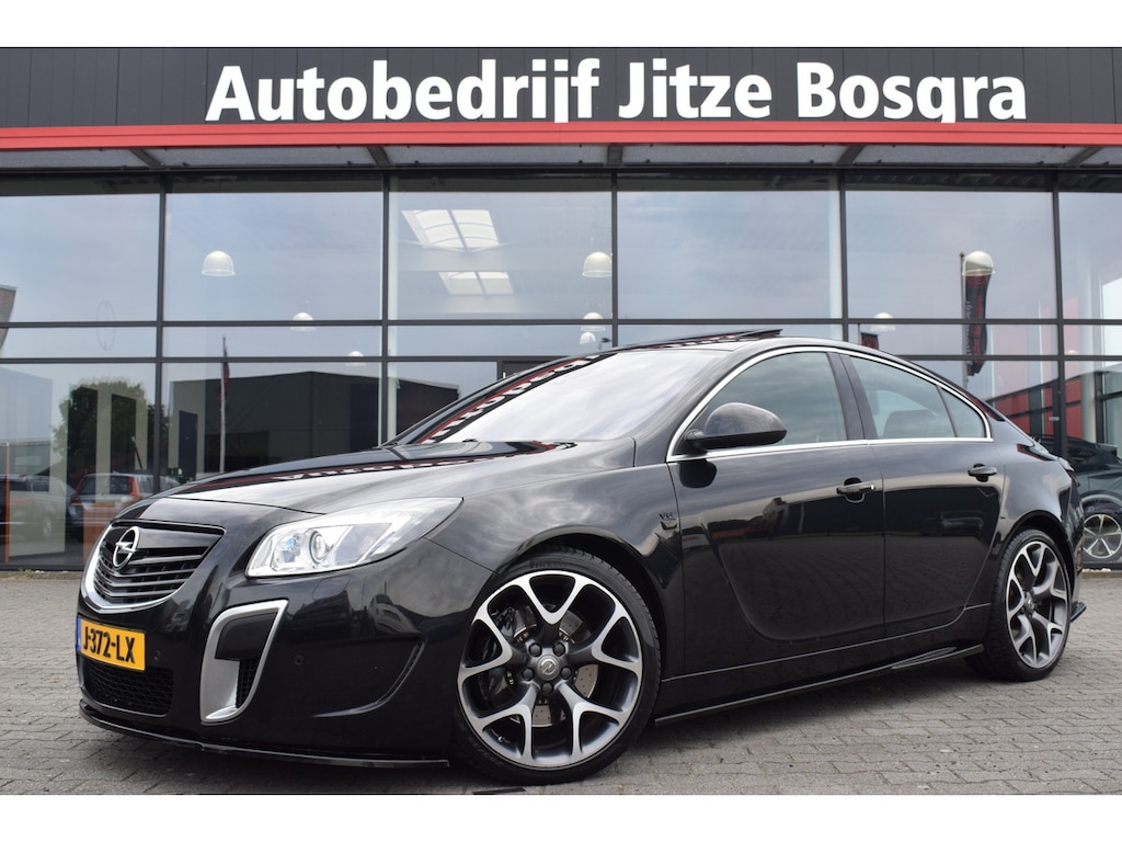Opel Insignia 2.8 Turbo 325pk OPC Automaat 4x4 Bi-Xenon | Recaro Sportstoelen | Zwart Leder | Schuif/Kanteldak | Infinity Audio