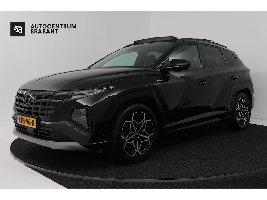 Hyundai Tucson 1.6 T-GDI PHEV Premium Sky 4WD N-Line, (PANORAMADAK, TREKHAAK AFNEEMBAAR, STOEL-/STUUVERWARMING, DEALER ONDERHOUDEN)