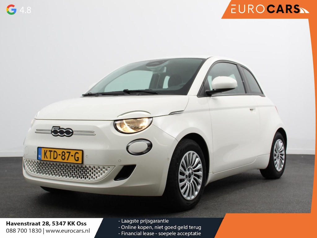 Fiat 500e Berline 42 kWh Automaat Climate control Cruise control Achteruitrijcamera Led Navigatie Apple Carplay/ Android Auto