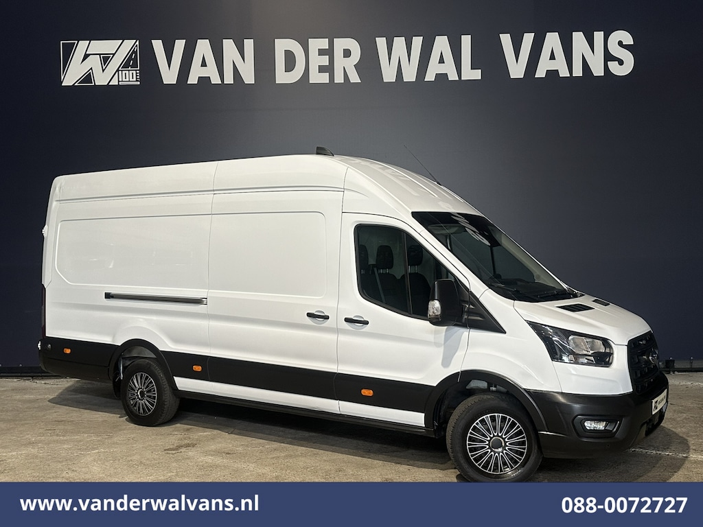 Ford Transit 2.0 TDCI 130pk L4H3 Euro6 Airco | Camera | Cruisecontrol | Verwarmde voorruit | Parkeersensoren, Bijrijdersbank