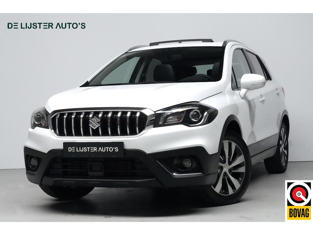 Suzuki S-Cross 1.4 Boosterjet Style 140 PK | Pano-dak | CarPlay | Acc | Leder | Stoelverwarming | Camera | Trekhaak | Pdc | Keyless | Led |