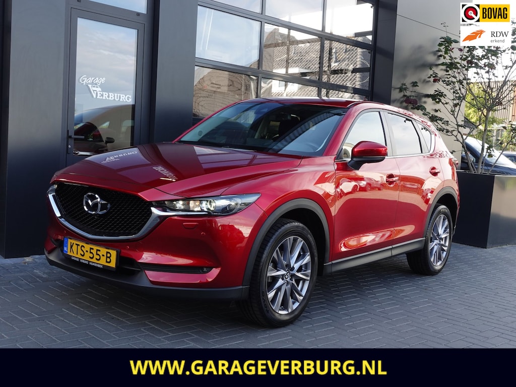 Mazda CX-5 2.5 SkyActiv-G 194 Sportive (Navi/Carplay,Achteruitrijcamera360,Elek.achterklep,HUD,Stoel+stuurverwarming) -37.635 Km-
