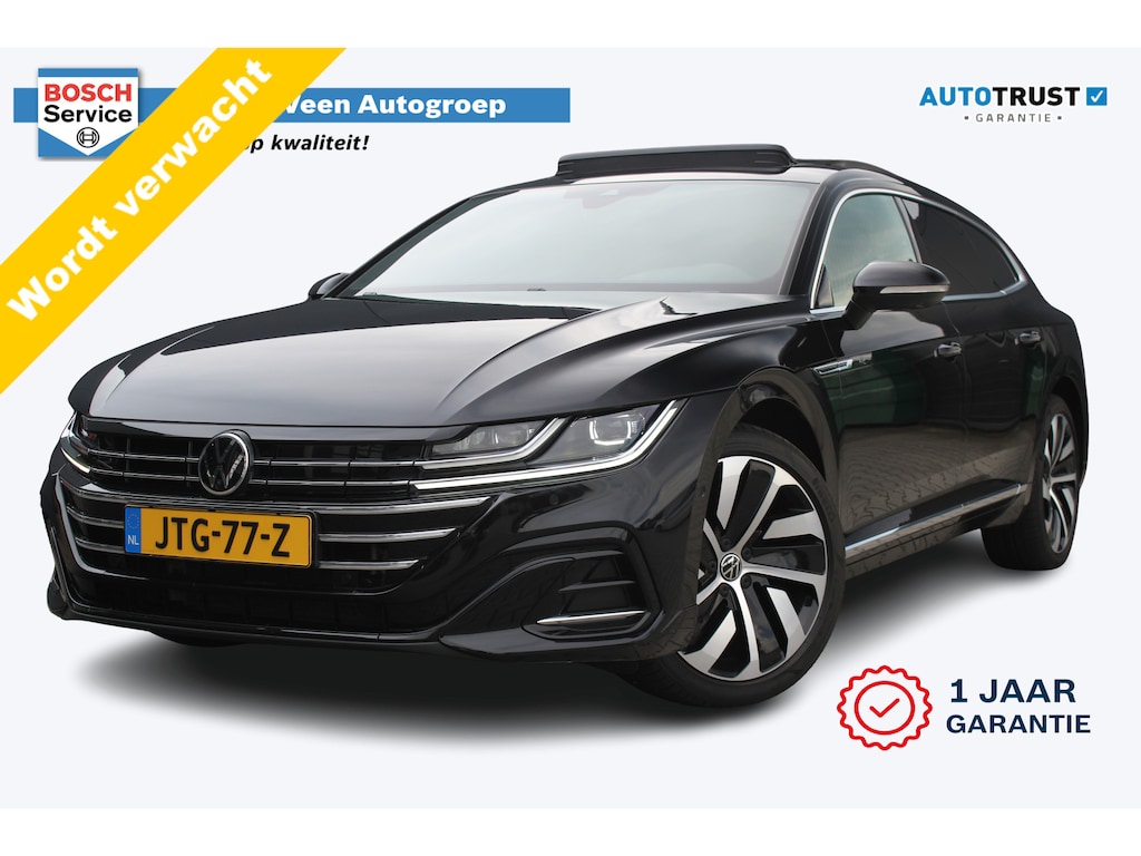Volkswagen Arteon Shooting Brake 1.4 TSI eHybrid R-Line Business+ | Incl. 12 maanden garantie | SOH 96% | Schuif/kantel dak | 360 camera | Stoelgeheugen | Stoelverwarming | Parkeersensoren | Apple carplay/Android auto | Cruise control | Climate control | Bluetooth | Airco