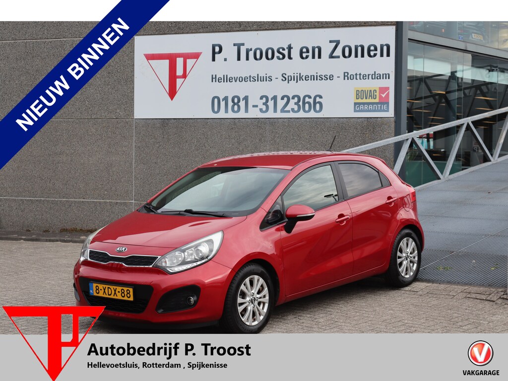 Kia Rio 1.2 CVVT World Cup Edition NL auto/Cruise control/Airco/Parkeersensoren/Bluetooth/Elektrische ramen/Licht metalen velgen