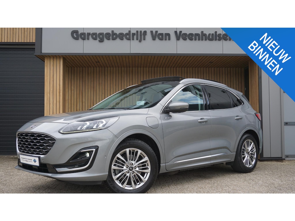 Ford Kuga 2.5 225pk PHEV Vignale Pano.Dak Leder B&O  HUD Elek.Trekhaak Stoel/Stuurwiel V.W. ACC 72054km!