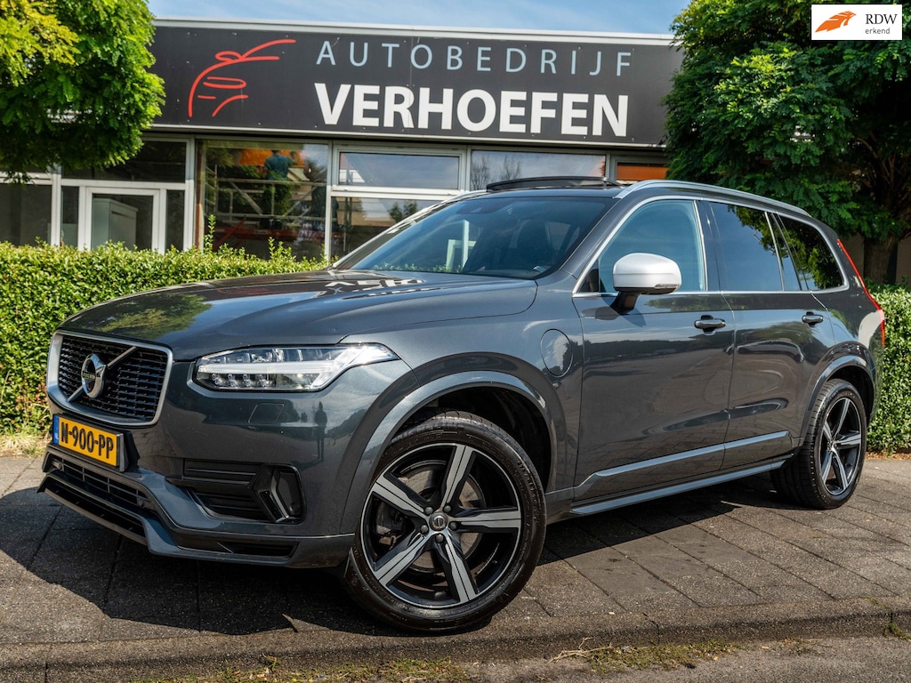 Volvo XC90 2.0 T8 Twin Engine AWD R-DESIGN | 7 PERS | PANORAMADAK | 360 CAMERA | LUCHTVERING | BLIS | VOL ONDERHOUD | MEMORY SEATS