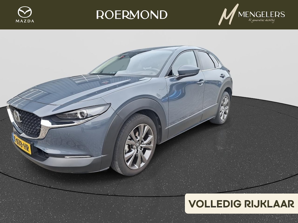 Mazda CX-30 2.0 e-SkyActiv-X 180 PK M Hybrid Luxury | NL-Auto | Navigatie | Camera | Adaptieve Cruise Control | Lederen Bekleding | Stuurwiel en Stoel Verwarming | 1e Eigenaar | Dealer onderhouden |