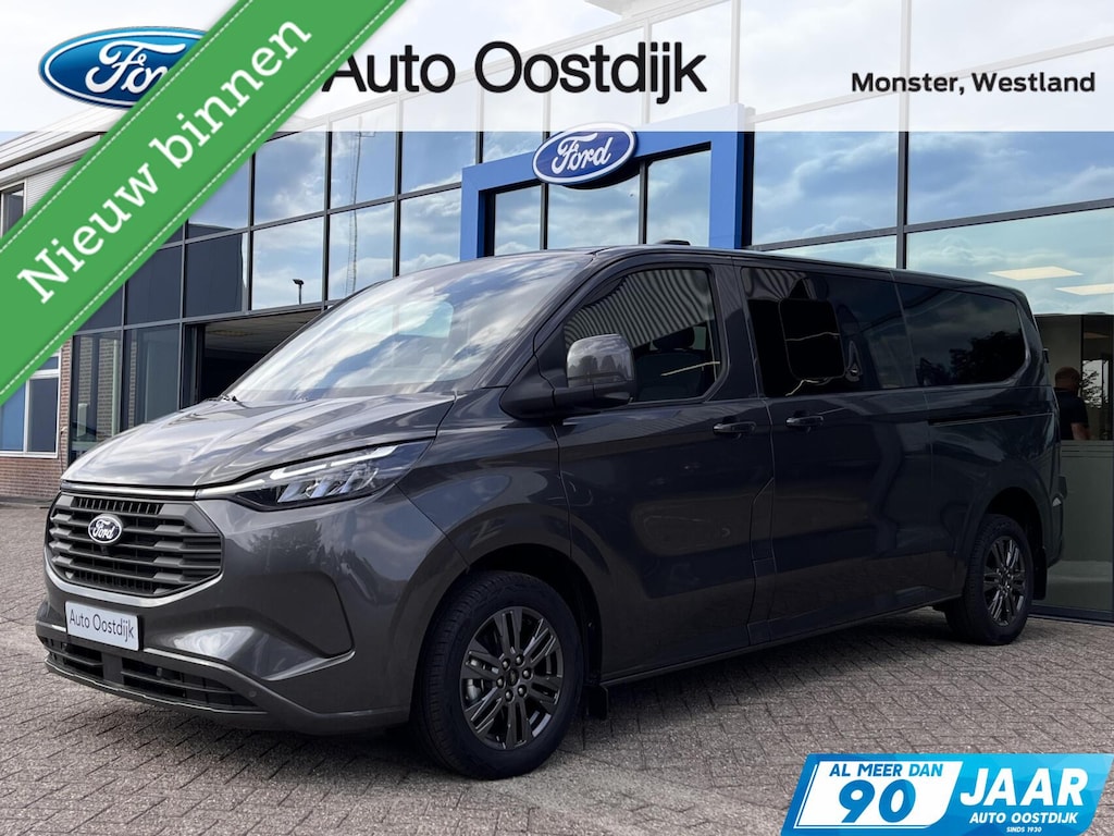 Ford Transit Custom 340 2.5 PHEV L2H1 Kombi Limited 233PK Emissiezonevrij!! Ex. BTW/incl. BPM 8Pers. Adaptieve Cruise Winterpack 360-Camera Blind-Spot Keyless Full-LED Privacy Glass *NIEUW*