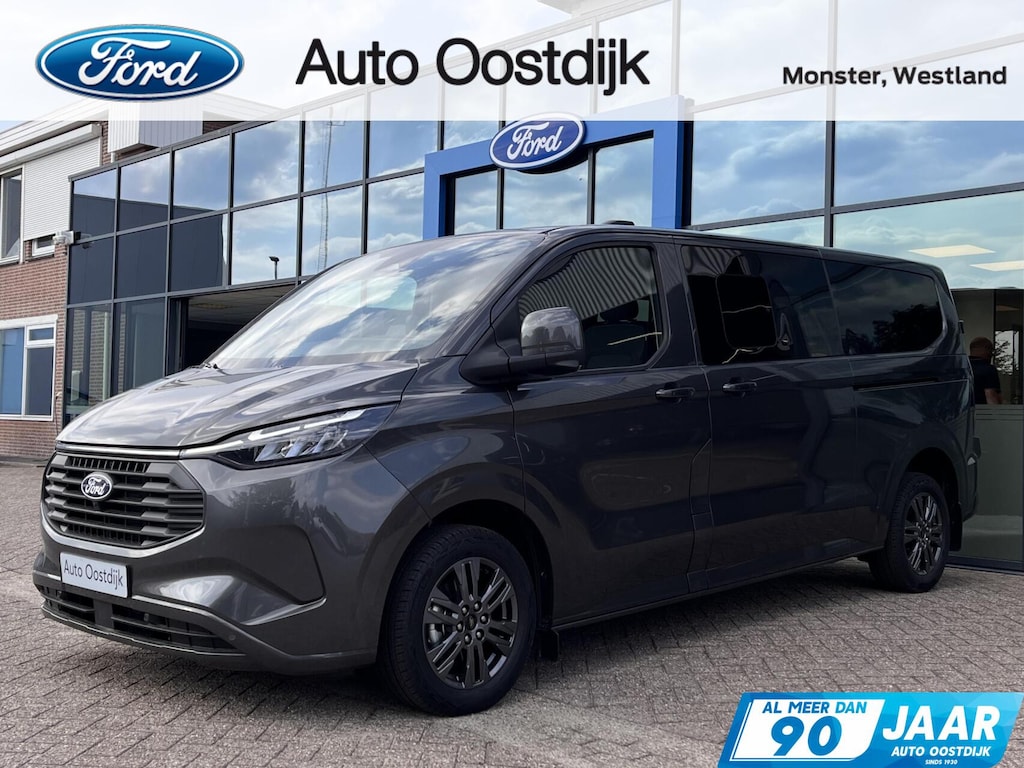 Ford Transit Custom 340 2.5 PHEV L2H1 Kombi Limited 233PK Incl. BTW 8Pers. Adaptieve Cruise Winterpack 360-Camera Blind-Spot Keyless Full-LED Privacy Glass *NIEUW*