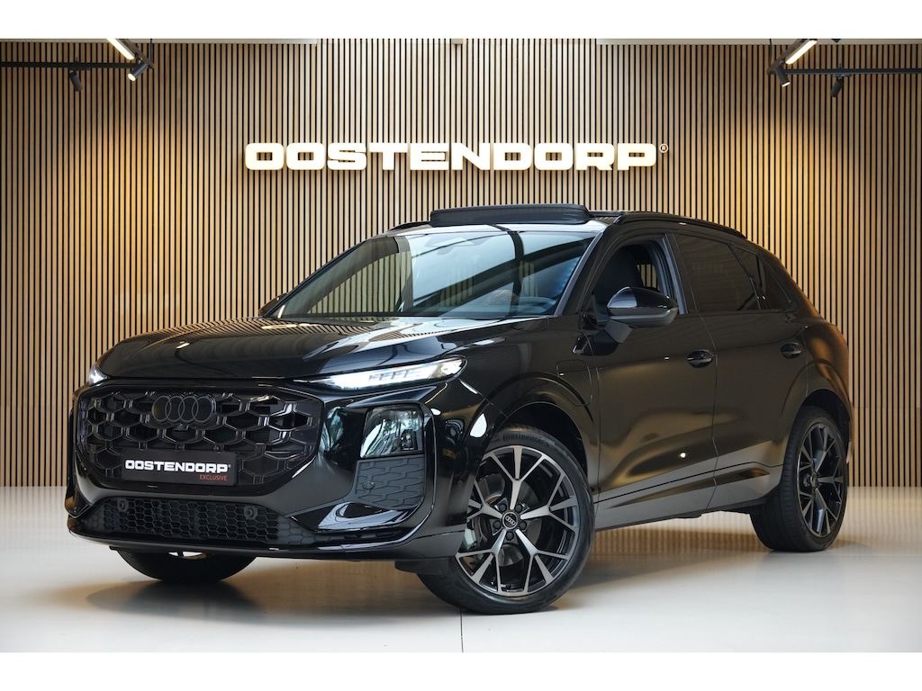 Audi Q3 1.5/272pk 200kW e-hybrid S-Line Blackstyle|2025|Panoramadak|Trekhaak|Sonos|LED|Cruise+ACC|Keyless|Blindspot|PDC+Assist+Camera|20"LMV|Stoelverwarming