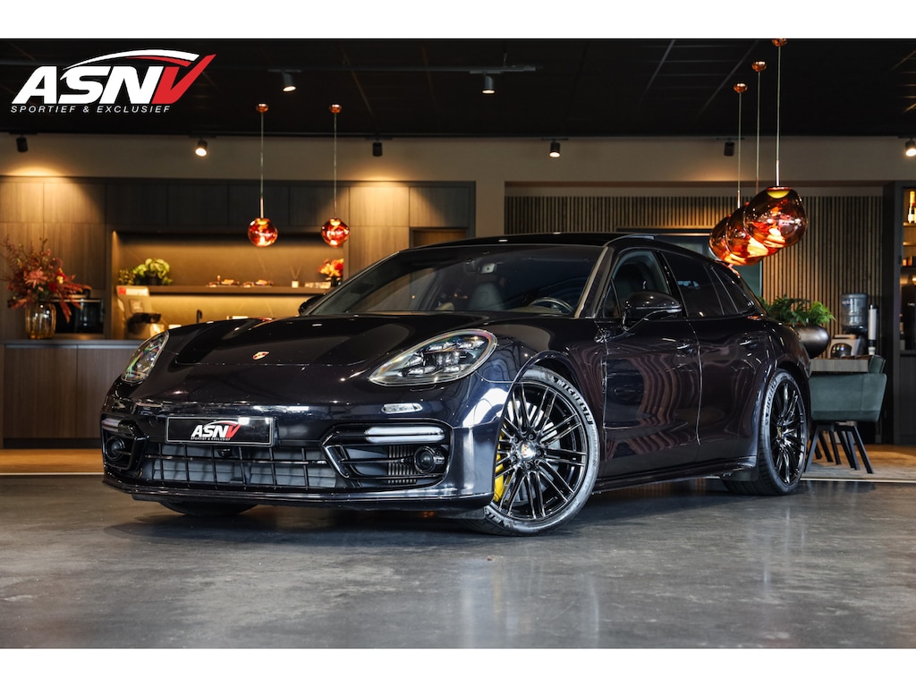 Porsche Panamera Sport Turismo 4.0 Turbo S E-Hybrid, 680 PK, Pano/Dak, Burmester, Sport/Design/Zwart, Adapt/Cruise/Control, BTW!!