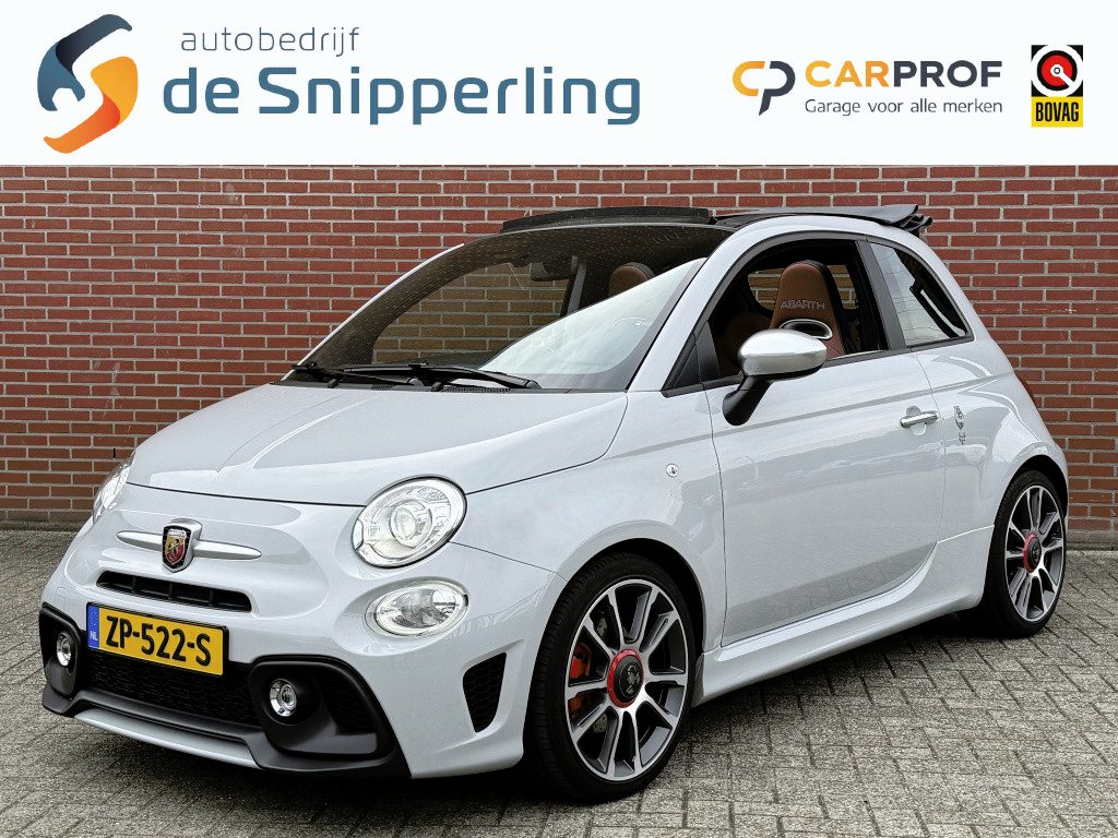 Fiat 500C 1.4 T-Jet Abarth Turismo 70TH AUTOMAAT NAVI CARPLAY CLIMA CRUISE LEDER PDC