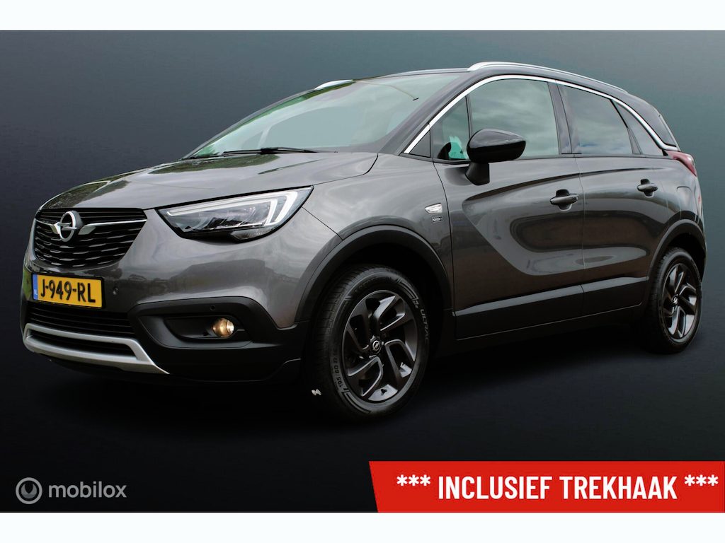 Opel Crossland X 1.2 Turbo 110 PK Edition 2020, Trekhaak, Zwart dak, Donker glas, Cruise, Clima, Navi, App connect,