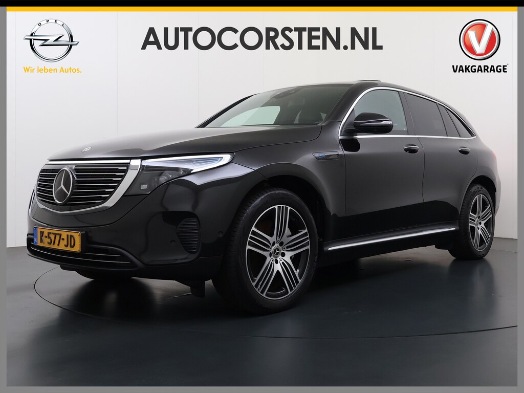 Mercedes-Benz EQC 400 408pk 4MATIC Leer Pano-Dak Burmester® 360°Camera Head-Up Display Adap.Cruise Elek.Stoelen+Memory Business Solution Luxury 80kWh SOH 92% Rijassistentiepakket Premium Plus Package Elek.Achterklep Lmv Privacy Glas Led DAB Dealeronderhouden 1e Eigenaar