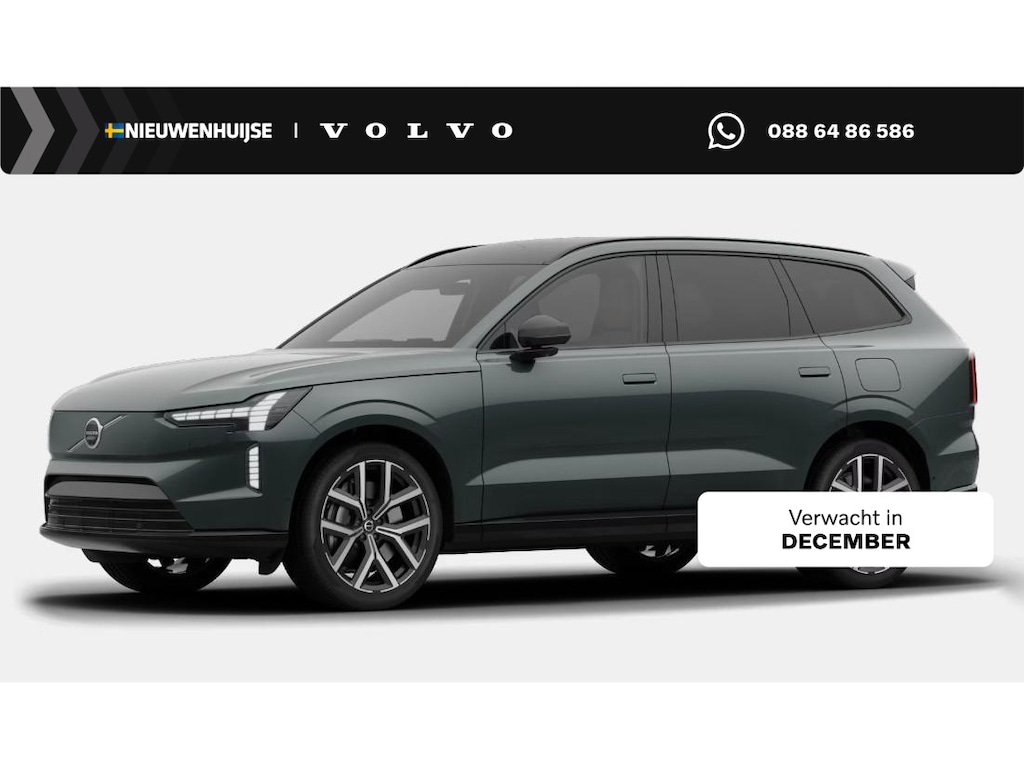 Volvo EX90 Twin Motor Ultra Executive Edition 7p. 106 kWh | 800 V | Bowers & Wilkins | Soft Close Deuren | Luchtvering | 22" | Elektrochromatisch panoramadak | Massage | HD Pixel Led | Gelamineerd Glas | Head-up Dislpay | Elektrisch verstelbare stuurkolom |