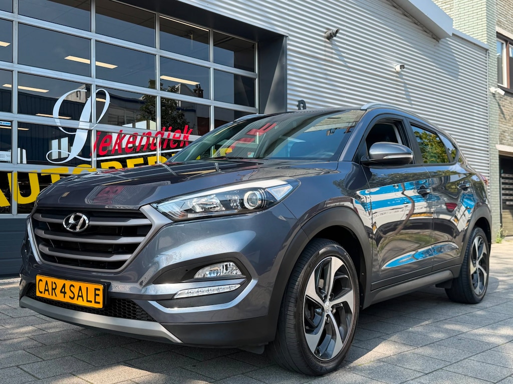 Hyundai Tucson 1.6 T-GDi Premium 177PK - Navigatie I Leer I Airco I 19 inch Sport velgen I LED I PDC & Camera I Dealer onderhouden