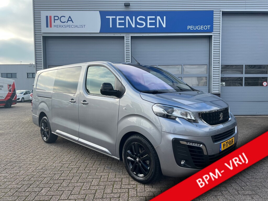 Peugeot Expert 180PK BlueHDI DC | Dubbel Cabine | Automaat | Vol leder | Standkachel | Xenon koplampen | Trekhaak afneembaar |