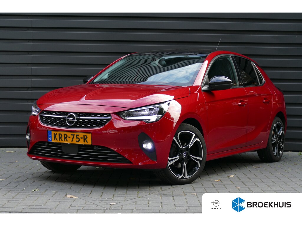 Opel Corsa 1.2 75PK ELEGANCE GS / CAMERA / STUUR-STOELVERWARMING / PANO.DAK / 17"LMV / FULL-LED / NAVI / CLIMA / PDC / BLUETOOTH / CRUISECONTROL / 1E EIGENAAR / SCHITTERENDE STAAT !!