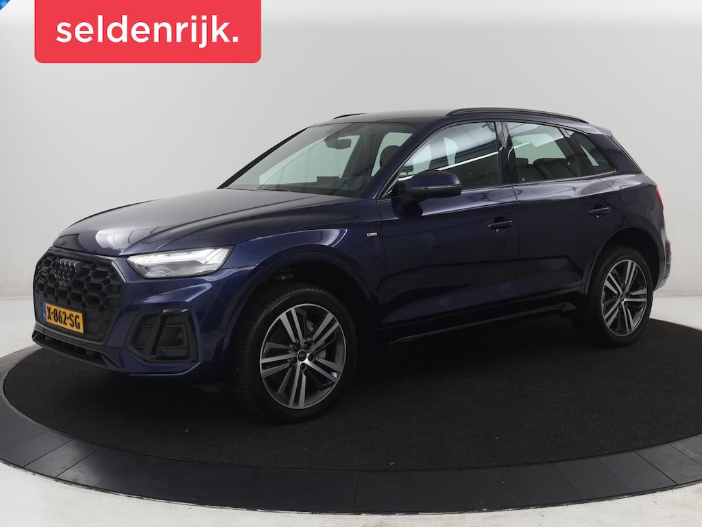 Audi Q5 50 TFSI e S edition | SOH 83,1% | Half leder | Stoelverwarming | Drive select | Adaptive cruise | Navigatie | Carplay | 360 camera | Park assist | Climate control | Elektrische achterklep