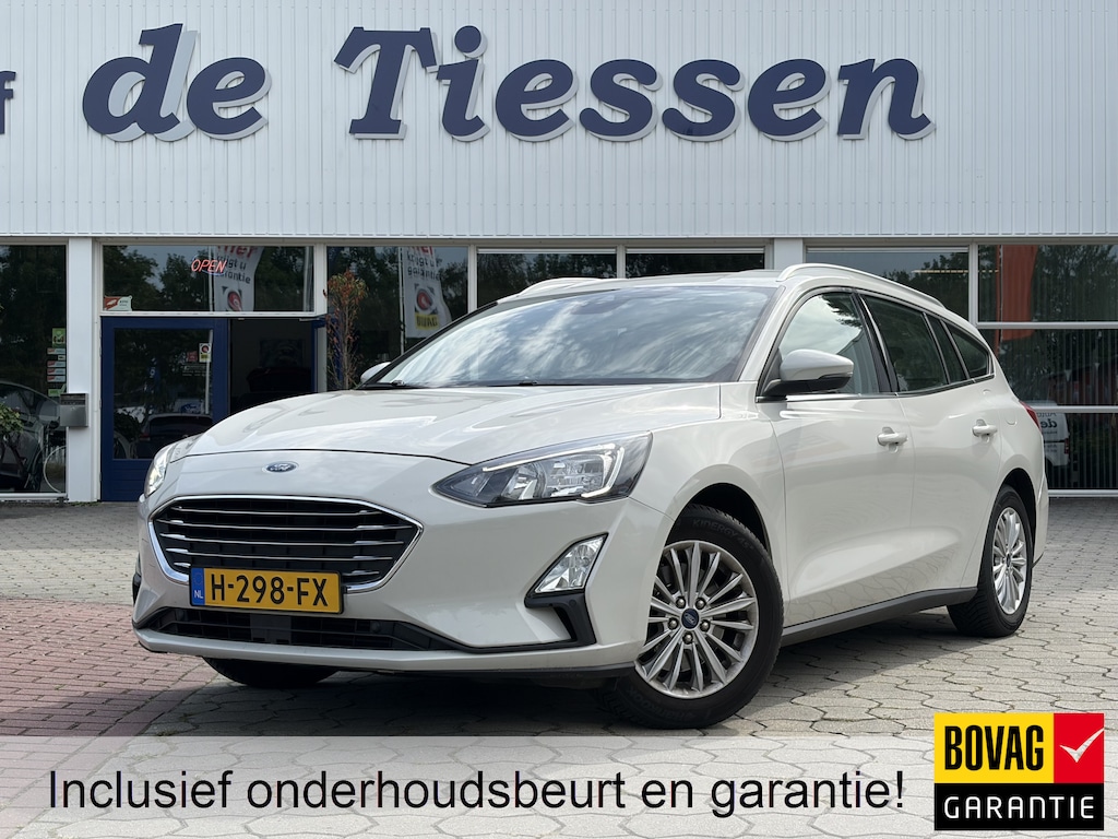 Ford Focus Wagon 1.0 EcoBoost Titanium Business | PDC | Navi | Trekhaak | Rijklaar met beurt & garantie!