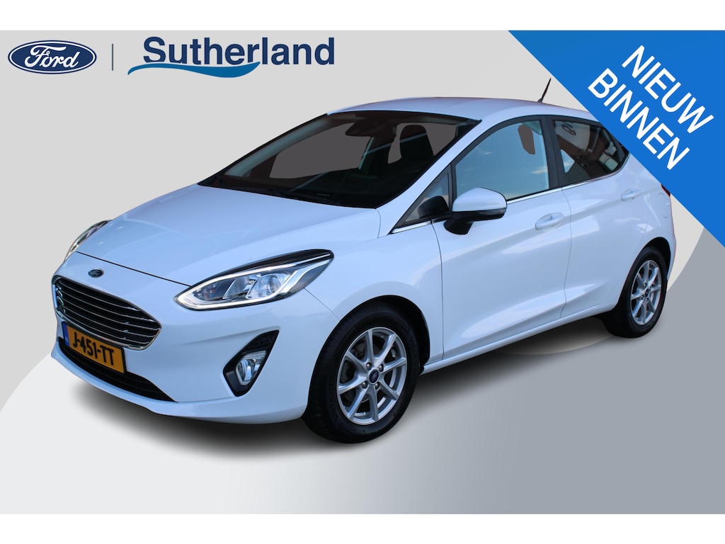 Ford Fiesta 1.0 EcoBoost Titanium | Automaat | Climate control | Scherm | Keyless entry | Elektrisch inkapbare spiegels | Cruise control