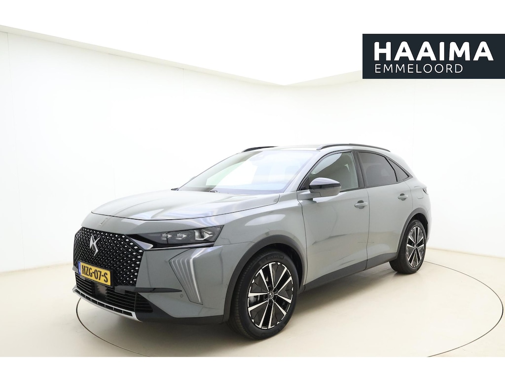 DS 7 1.6 PHEV 300pk 4x4 Pallas | Panoramadak | 19inch Lichtmetaal | 4 wielaandrijving | Elektrische achterklep | Elektrische voorstoelen | AGR voorstoelen
